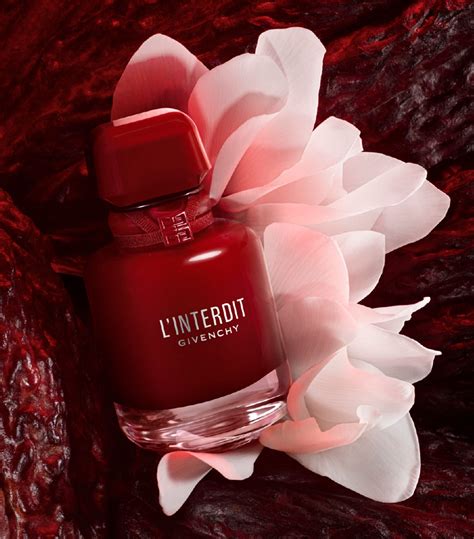 l'interdit eau de parfum rouge ultime givenchy|givenchy le rouge interdit.